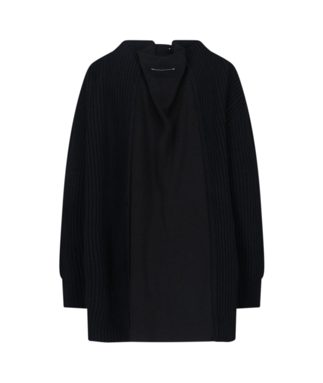 MM6 MAISON MARGIELA Черный шерстяной джемпер / свитер, фото 2