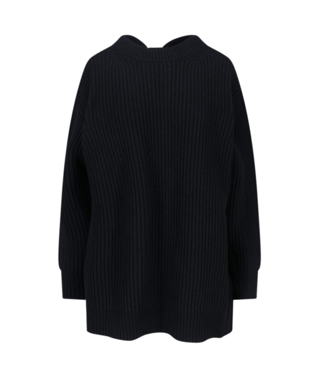 MM6 MAISON MARGIELA Черный шерстяной джемпер / свитер, фото 1