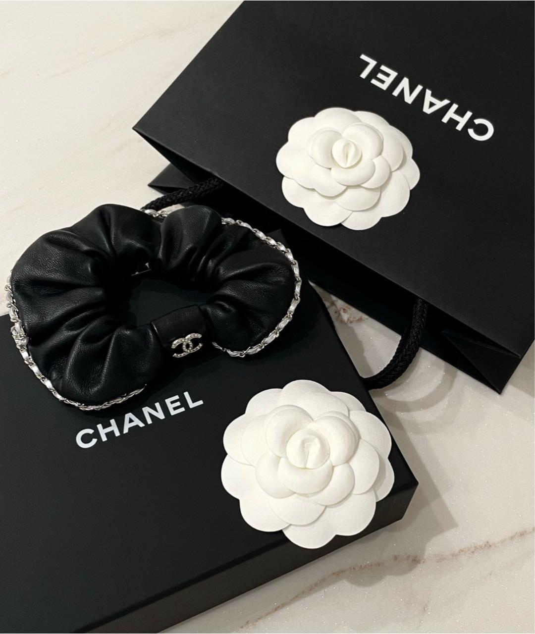 CHANEL Черная резинка, фото 4