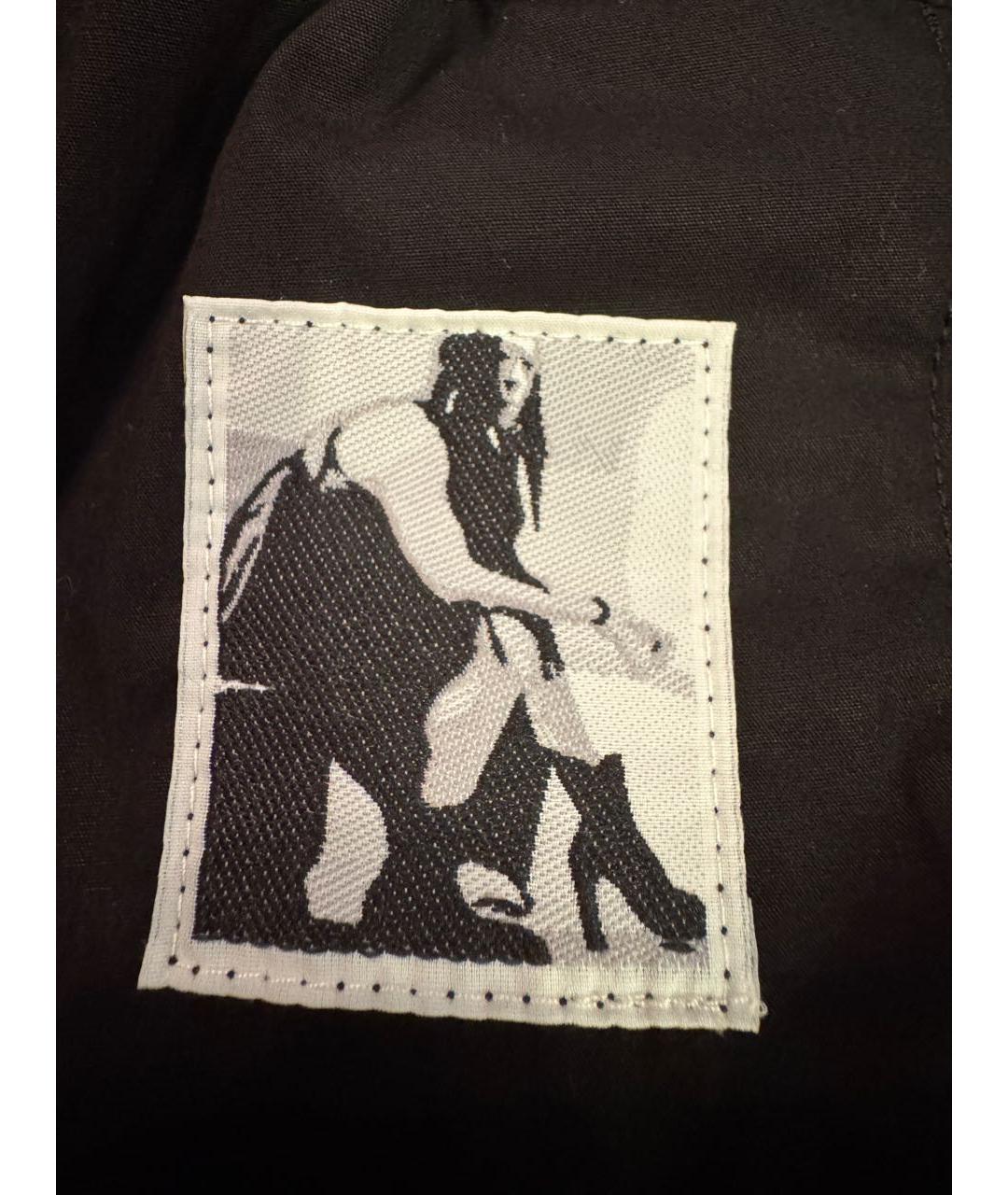 RICK OWENS DRKSHDW Черные шорты, фото 4