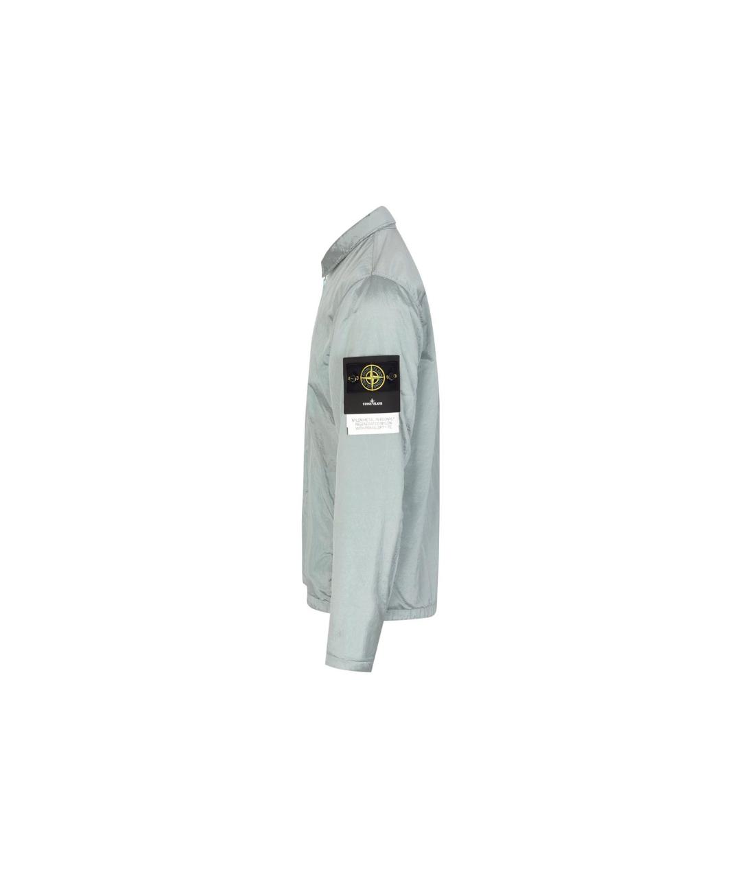 STONE ISLAND Голубая куртка, фото 3