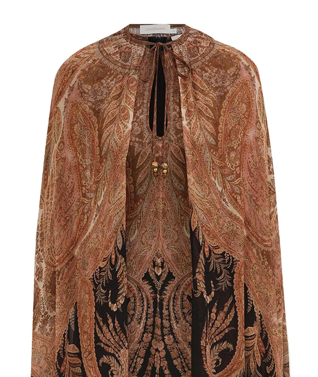 ZIMMERMANN Черное вискозное платье, фото 2