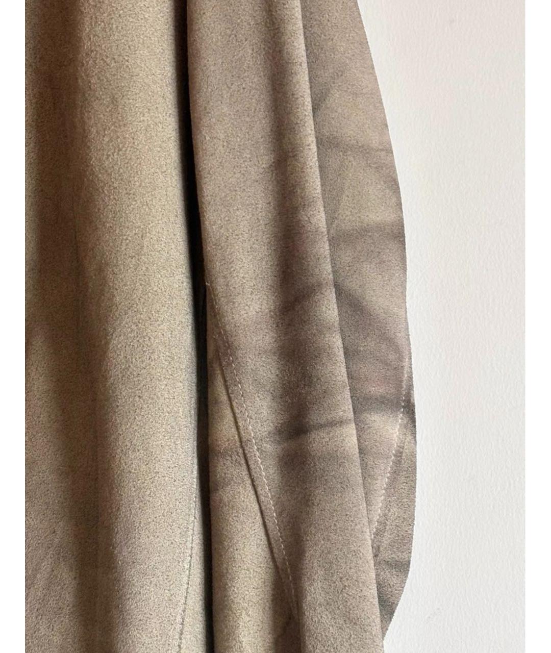 MAISON MARGIELA Бежевая кожаная куртка, фото 3