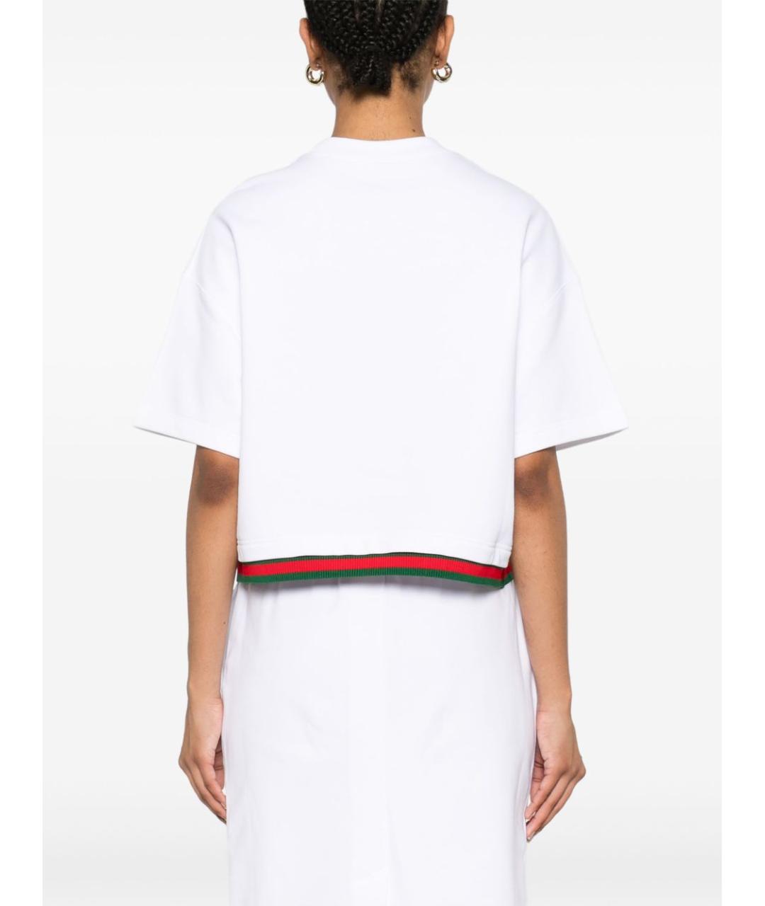 GUCCI Белая футболка, фото 3