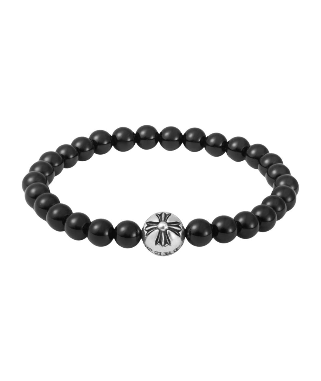 CHROME HEARTS Черный серебряный браслет, фото 1