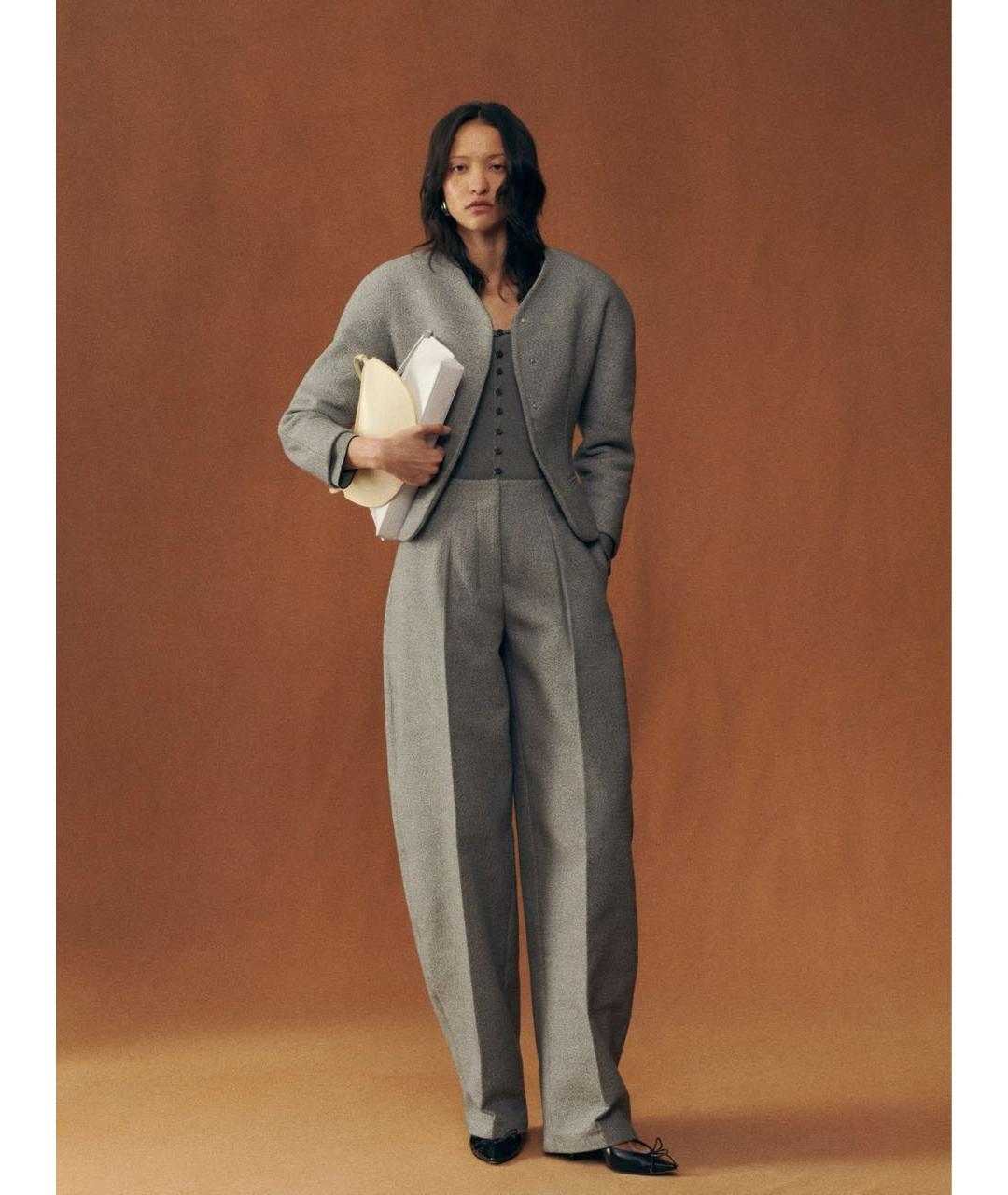 JACQUEMUS Серая хлопковая куртка, фото 6