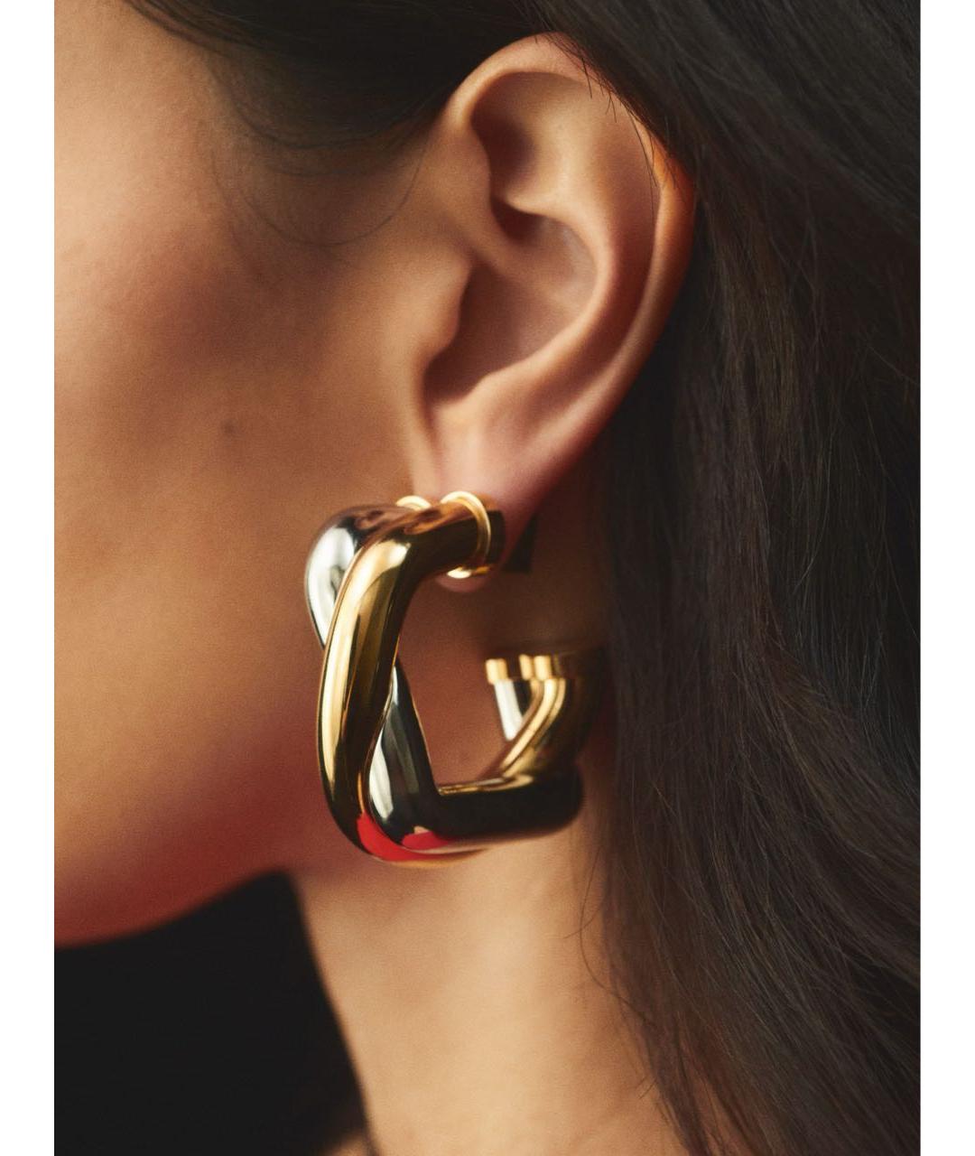 JACQUEMUS Серебряные латунные серьги, фото 2