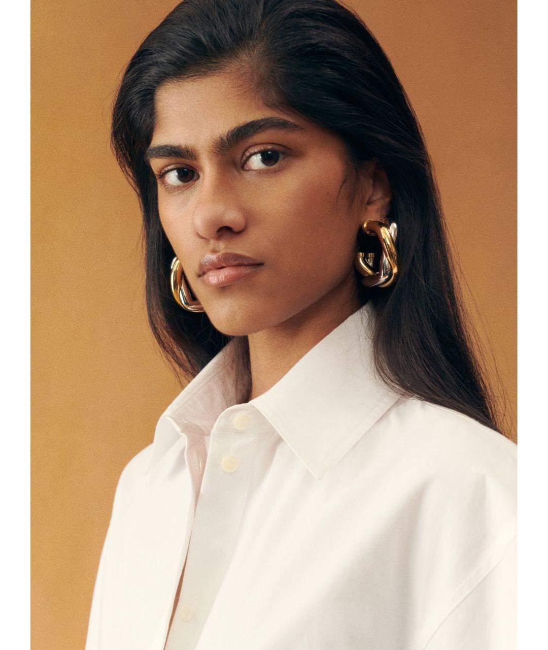 JACQUEMUS Серебряные латунные серьги, фото 4