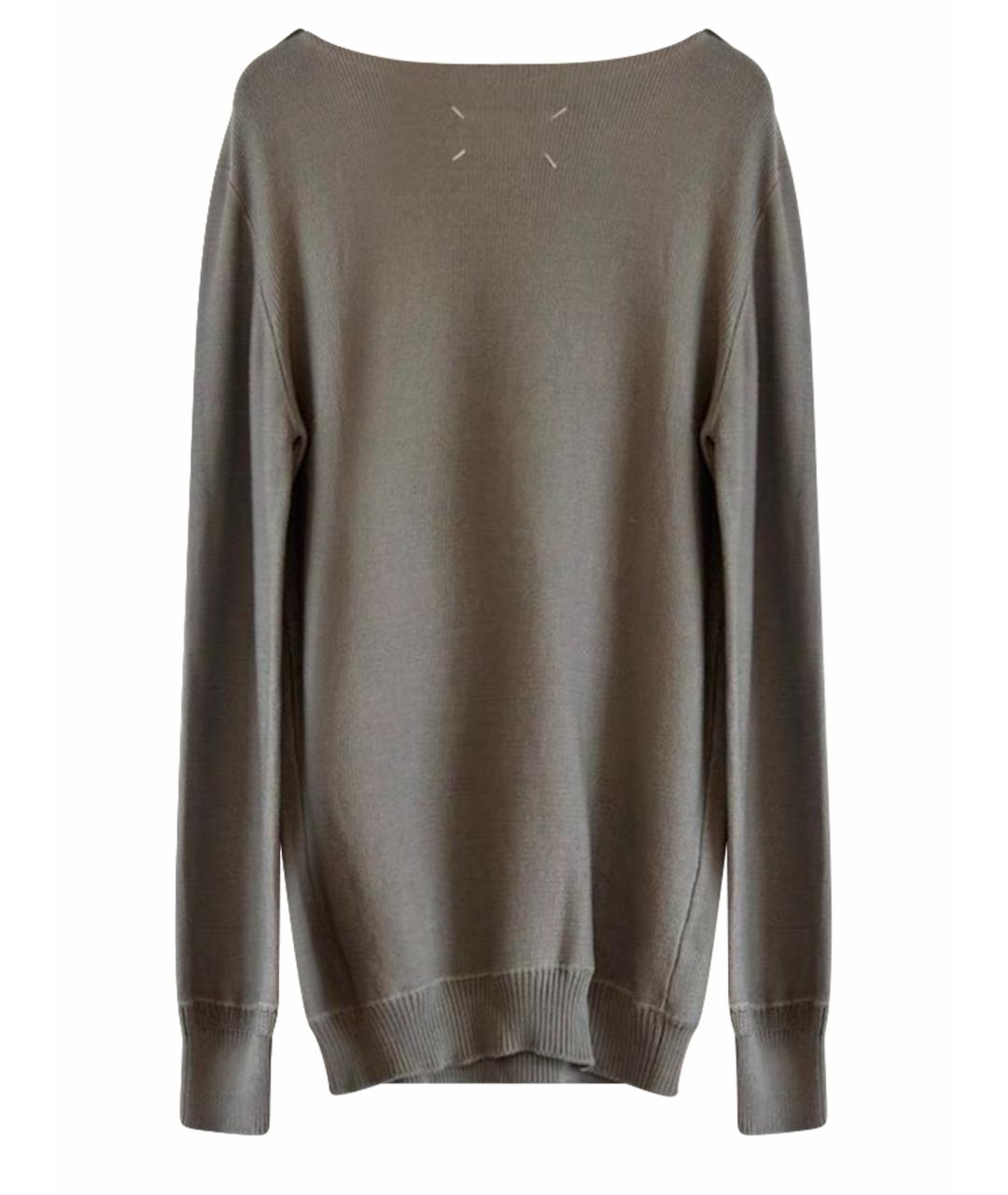 MAISON MARGIELA Серый хлопковый джемпер / свитер, фото 1