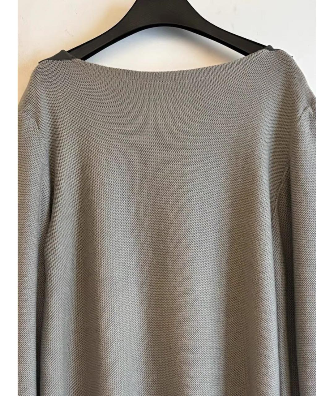 MAISON MARGIELA Серый хлопковый джемпер / свитер, фото 3