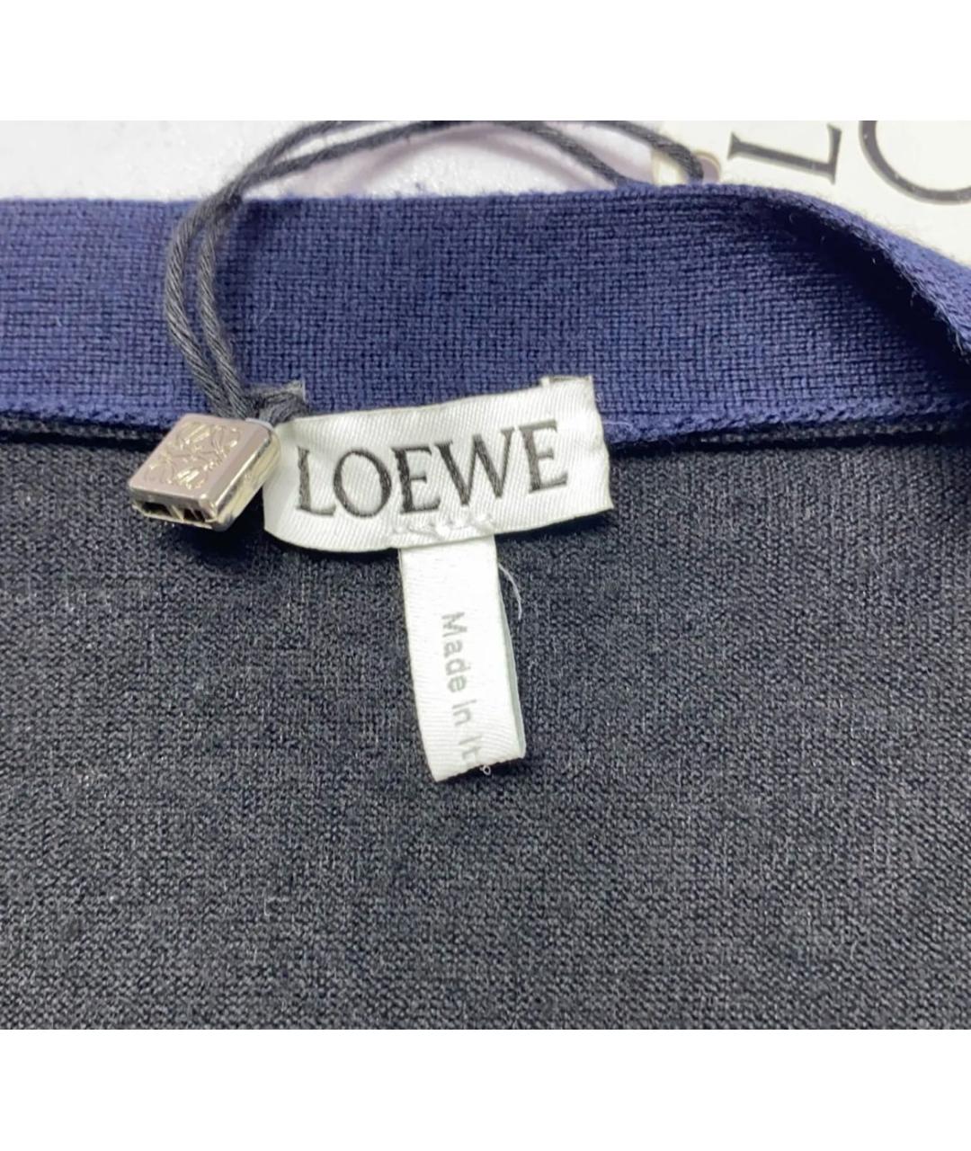 LOEWE Черный шерстяной кардиган, фото 4