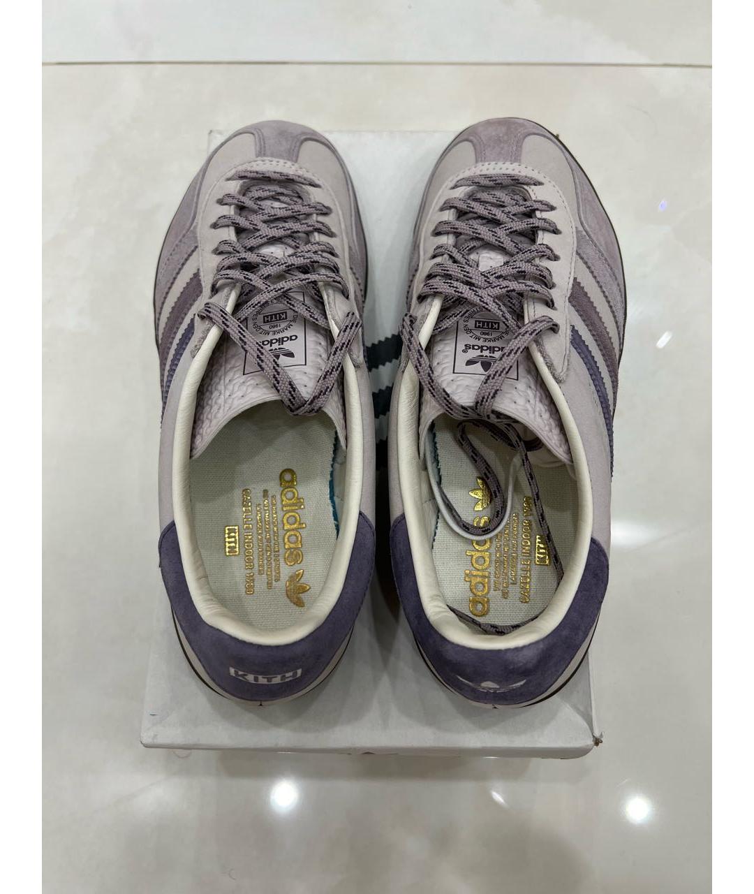 KITH Фиолетовые нубуковые низкие кроссовки / кеды, фото 3