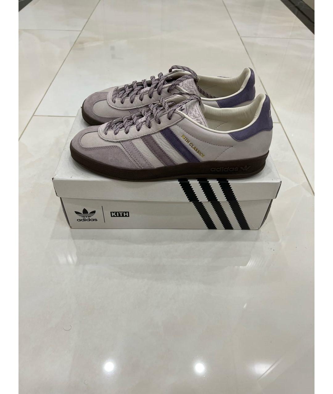 KITH Фиолетовые нубуковые низкие кроссовки / кеды, фото 2