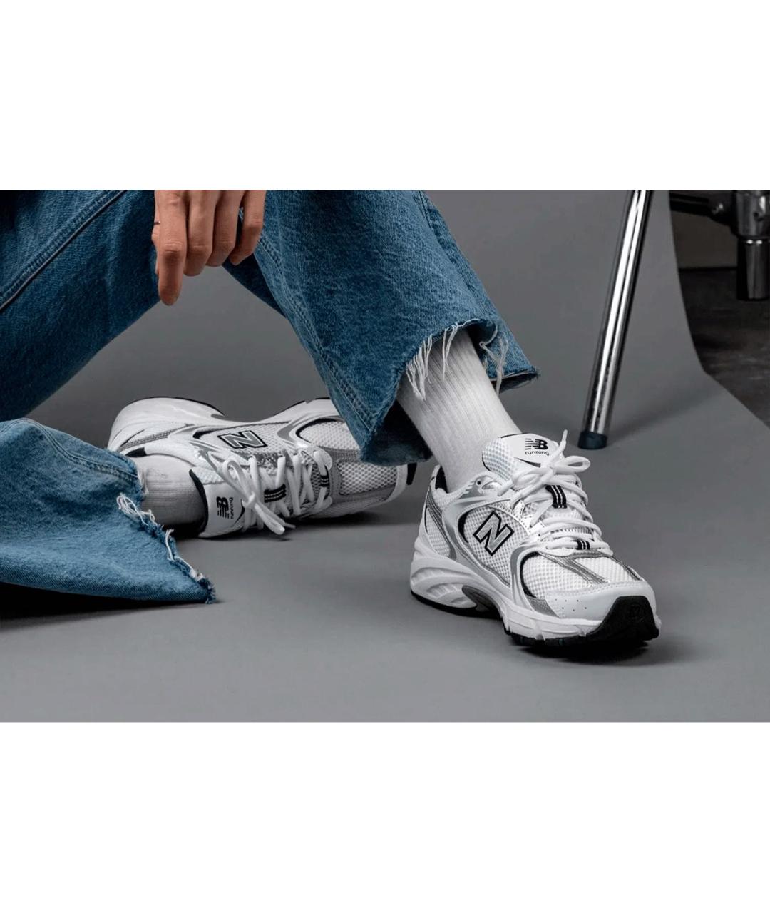 NEW BALANCE Белые низкие кроссовки / кеды, фото 7