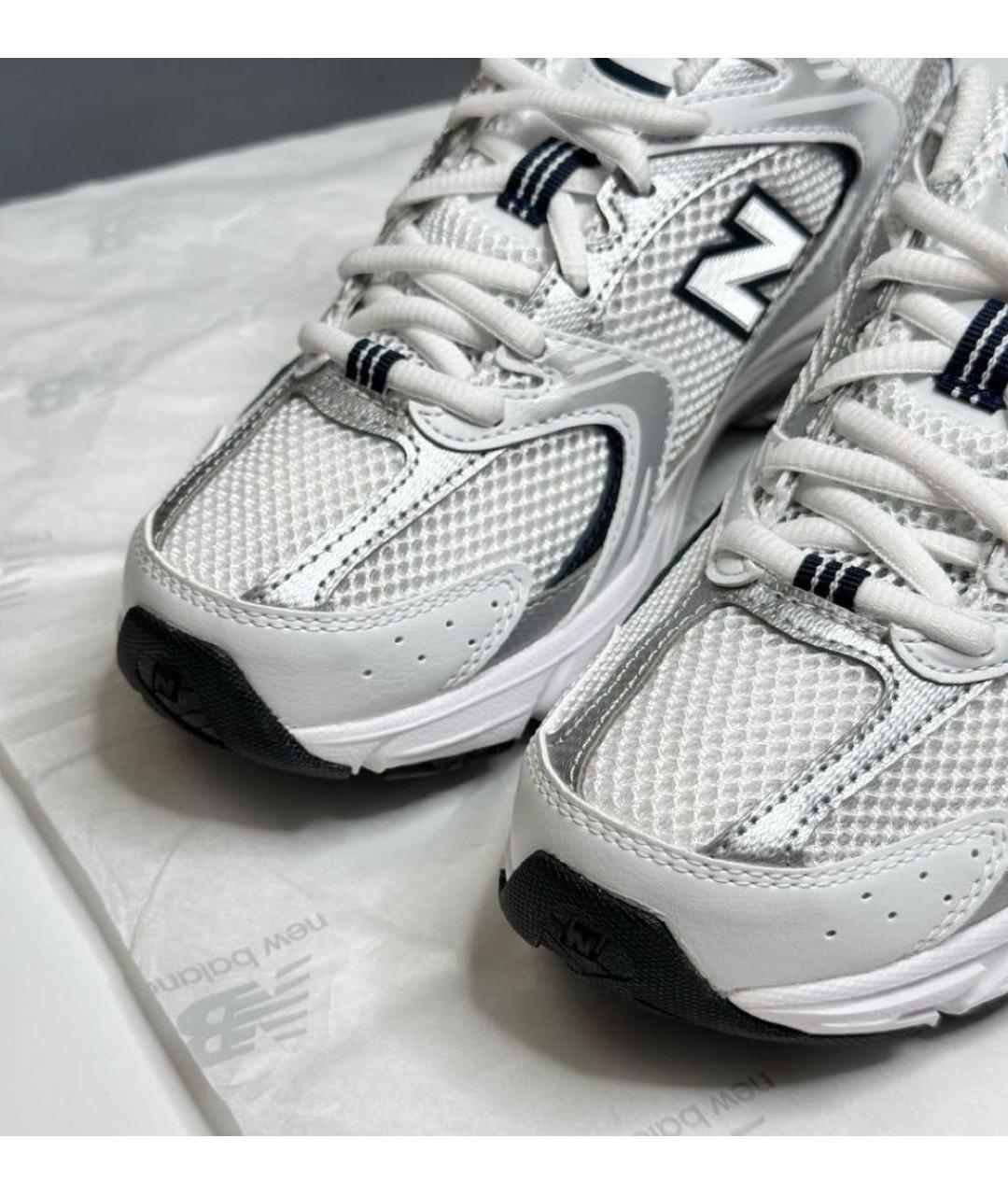 NEW BALANCE Белые низкие кроссовки / кеды, фото 4
