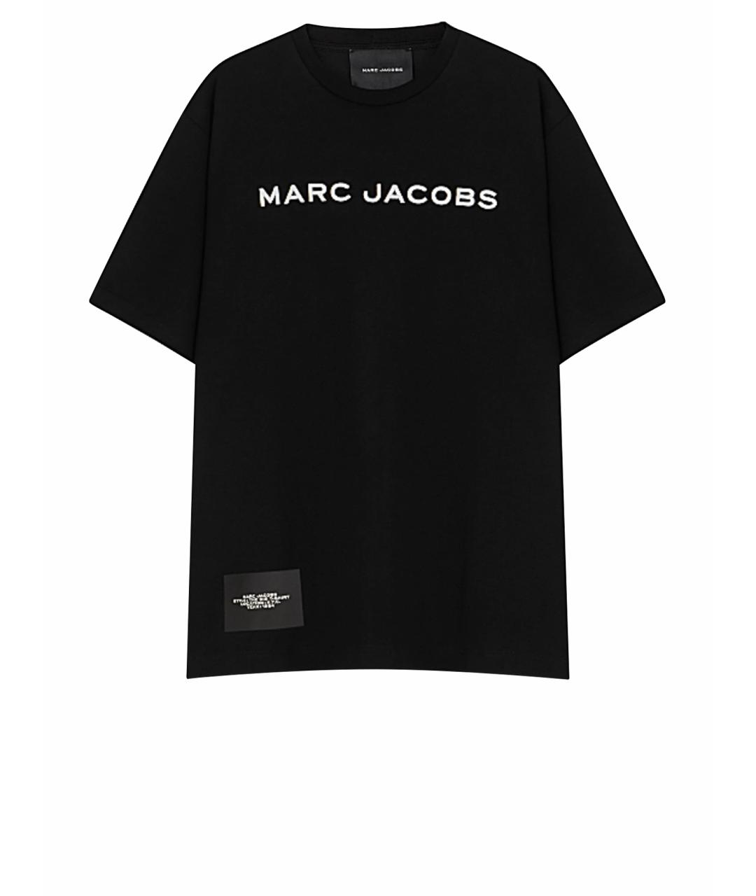 MARC JACOBS Черная хлопковая футболка, фото 1