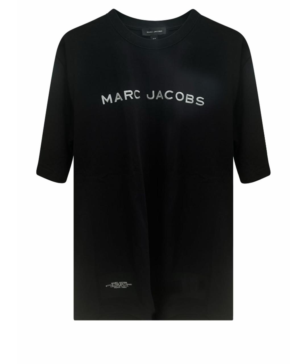 MARC JACOBS Черная хлопковая футболка, фото 5