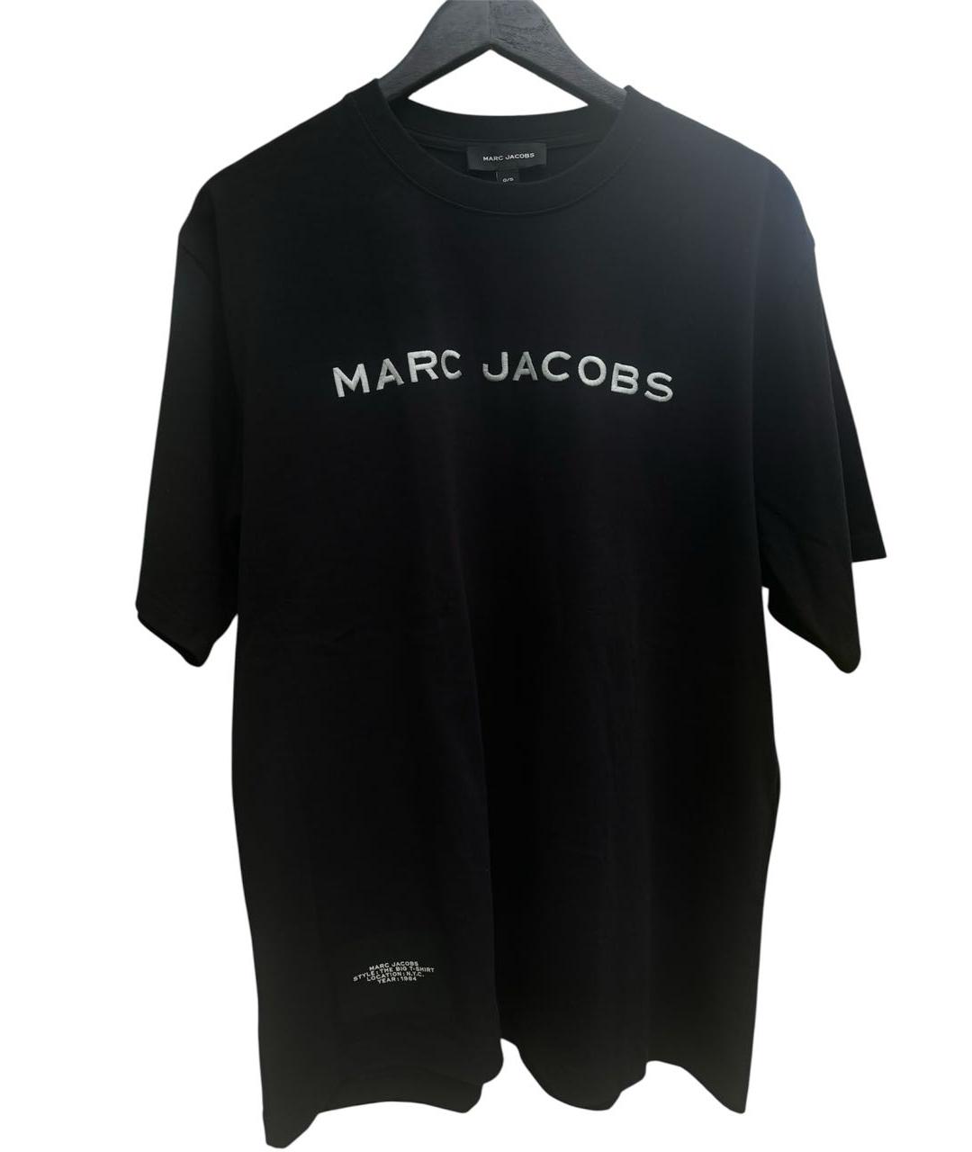 MARC JACOBS Черная хлопковая футболка, фото 5