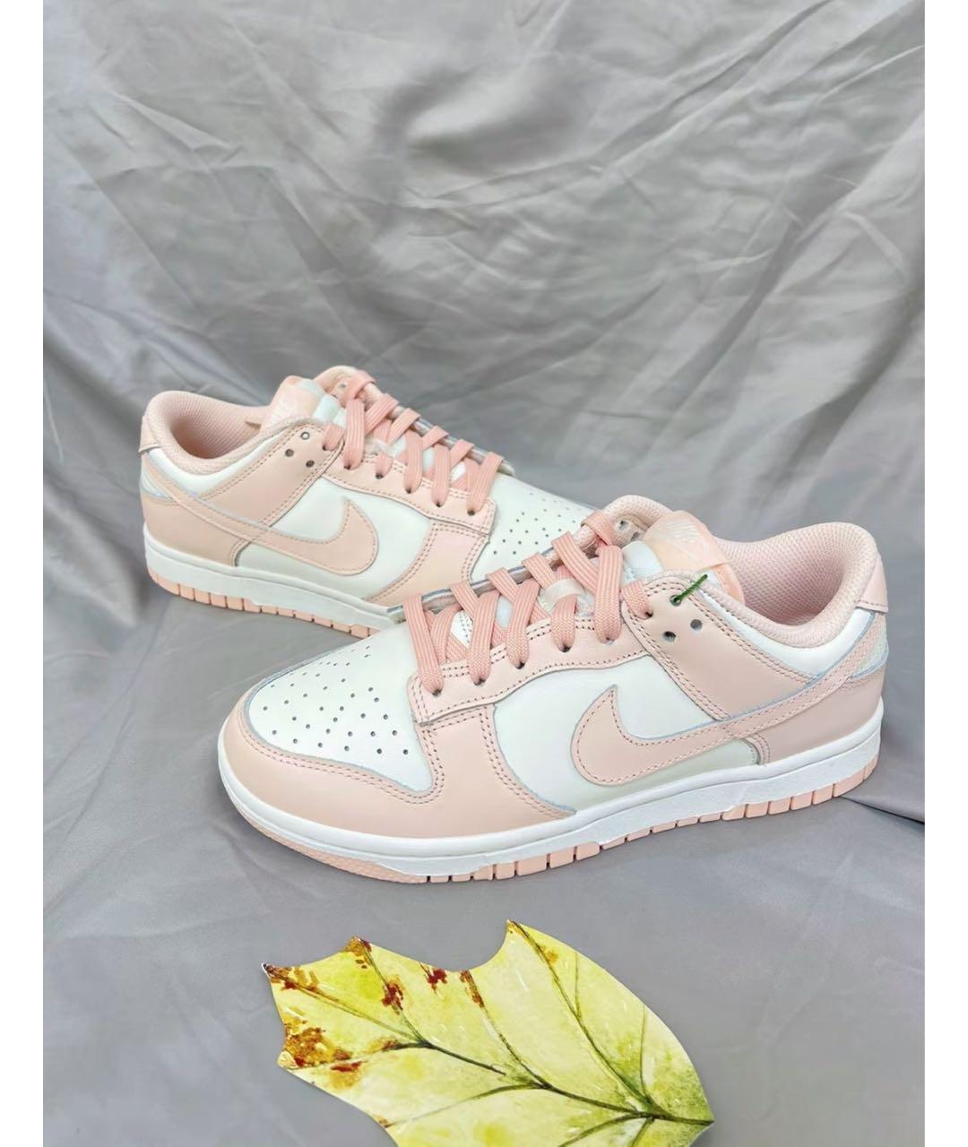 NIKE Розовые кожаные кроссовки, фото 5