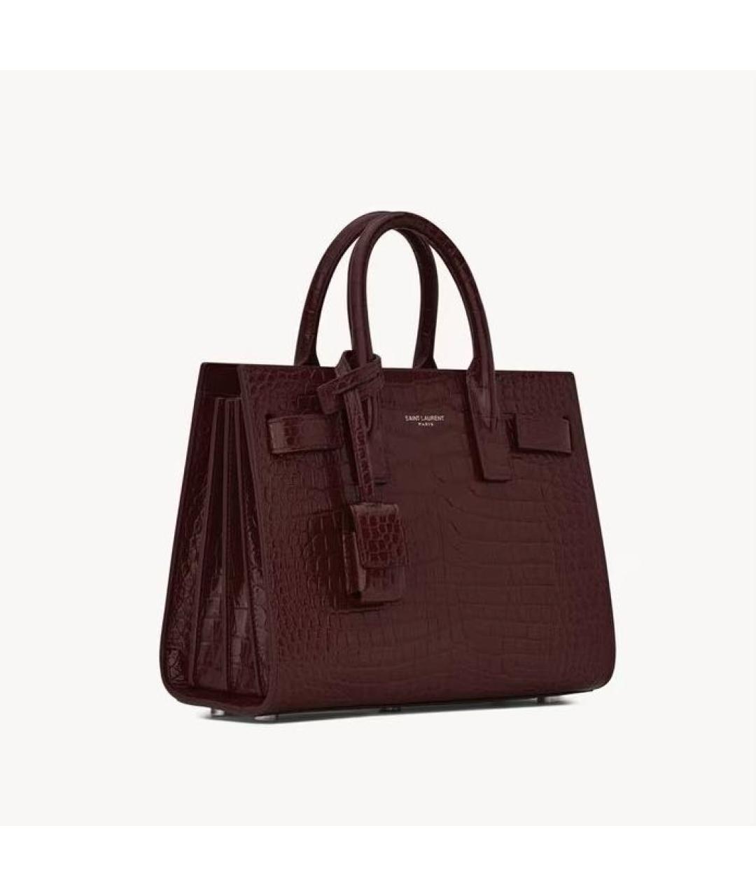 SAINT LAURENT Кожаная сумка тоут, фото 2