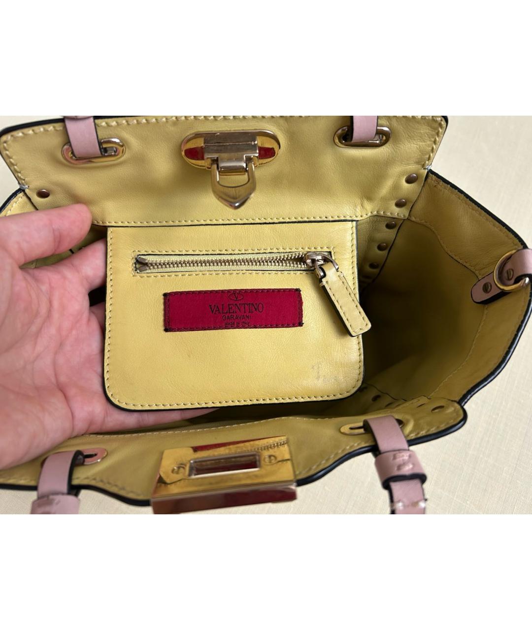 VALENTINO Мульти кожаная сумка тоут, фото 5