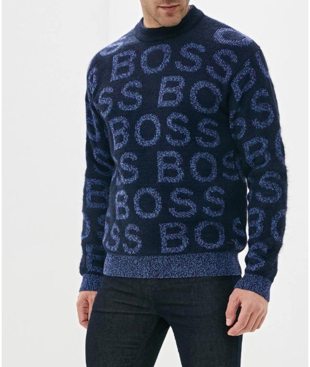 HUGO BOSS Темно-синий джемпер / свитер, фото 6