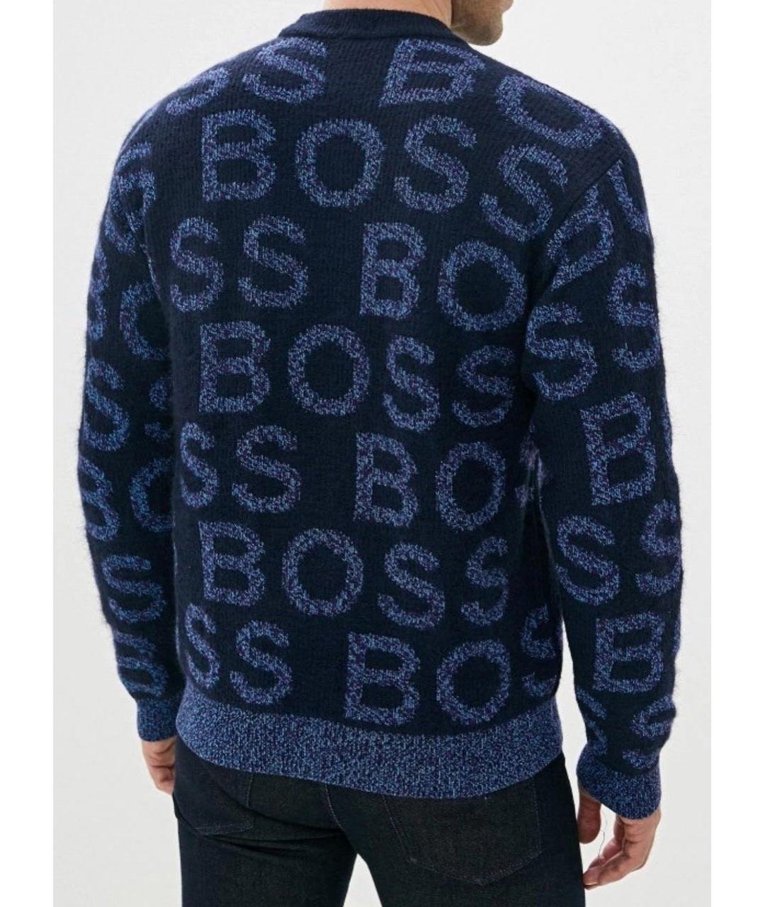 HUGO BOSS Темно-синий джемпер / свитер, фото 2