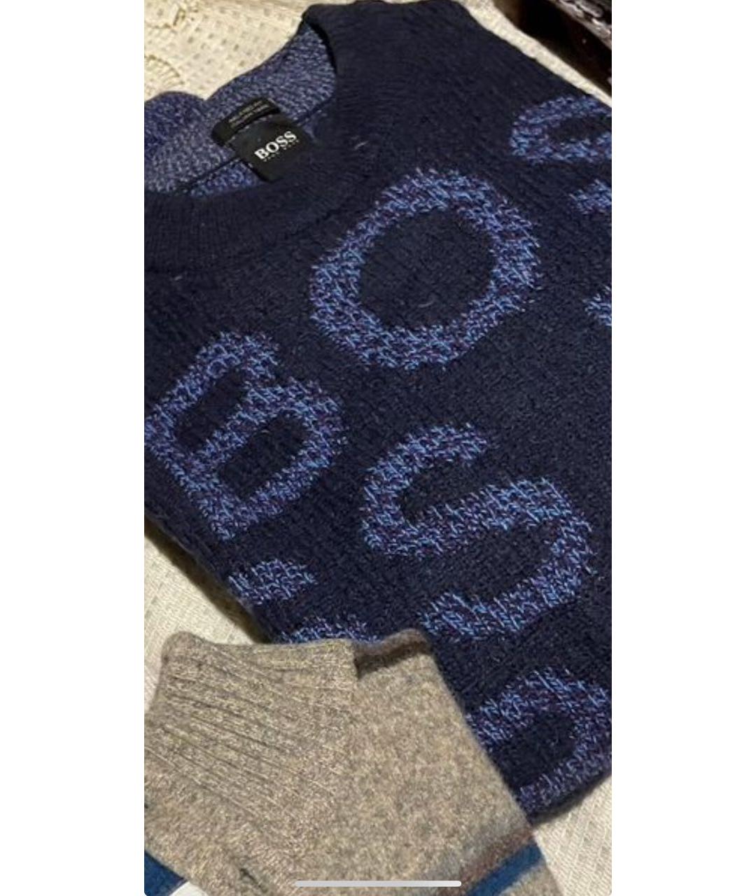HUGO BOSS Темно-синий джемпер / свитер, фото 5