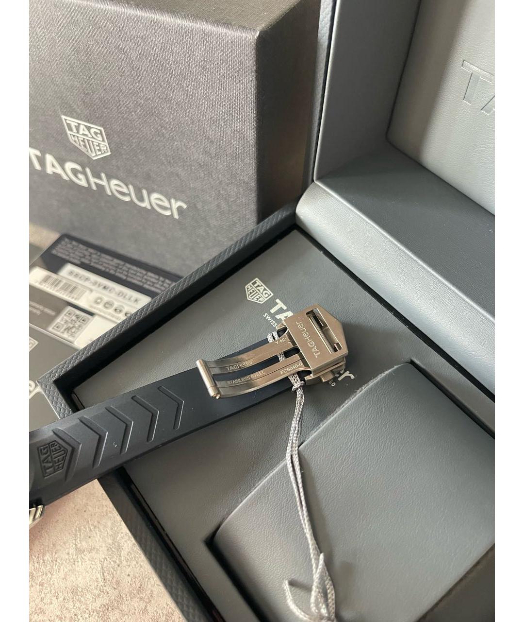 TAG HEUER Синие стальные часы, фото 6