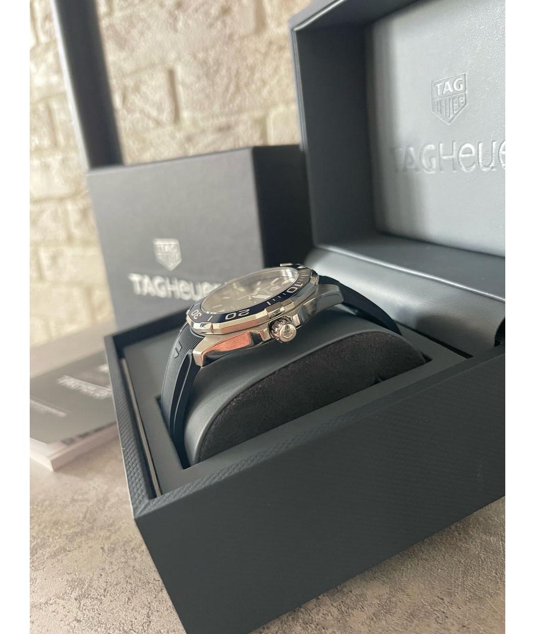 TAG HEUER Синие стальные часы, фото 7