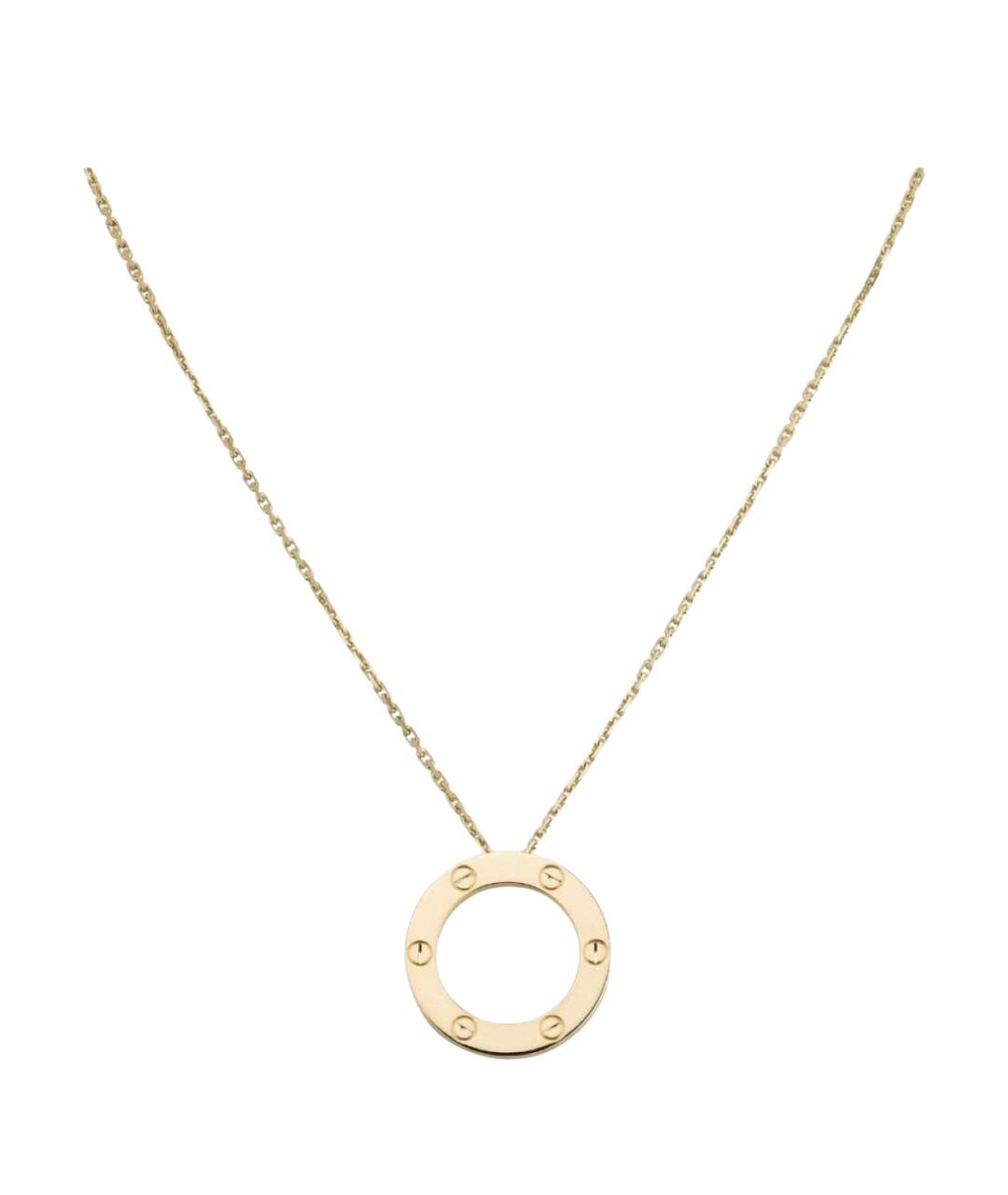 CARTIER Желтая подвеска из желтого золота, фото 1
