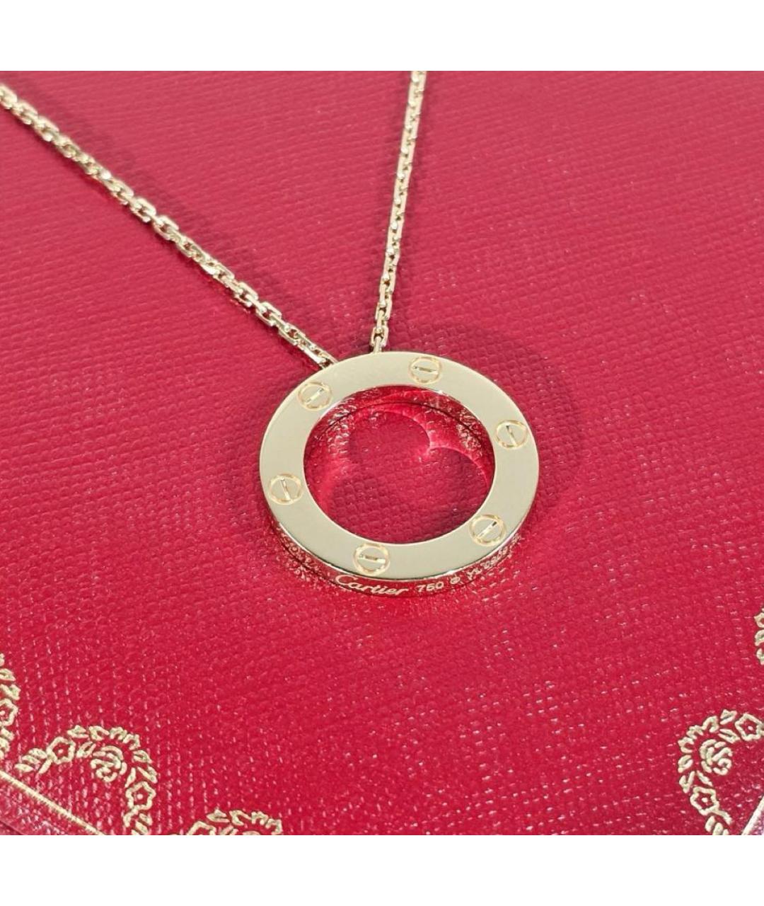 CARTIER Желтая подвеска из желтого золота, фото 2