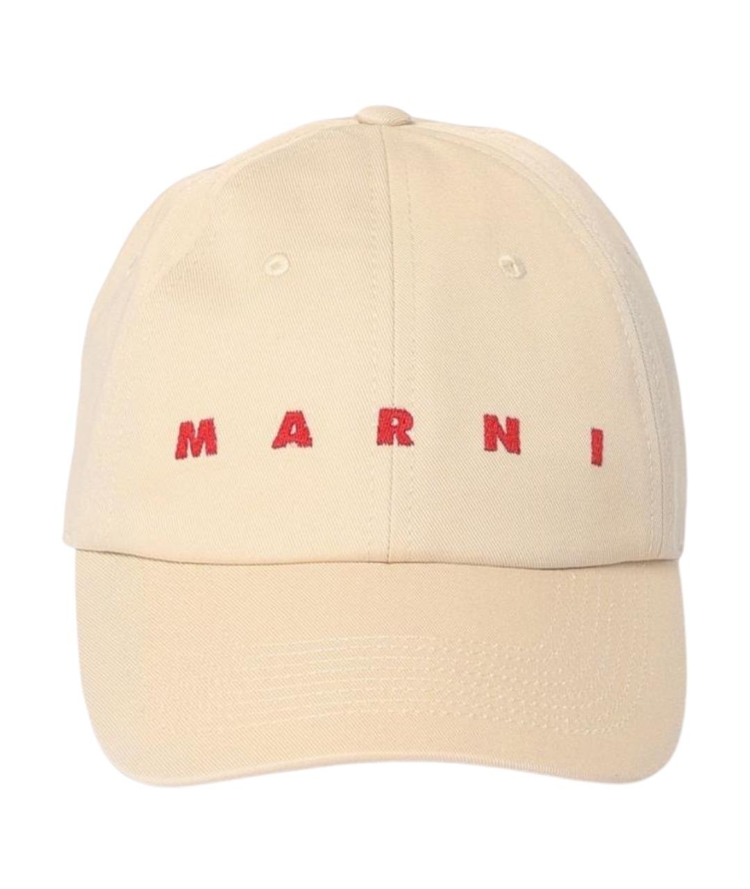 MARNI Бежевая кепка/бейсболка, фото 2