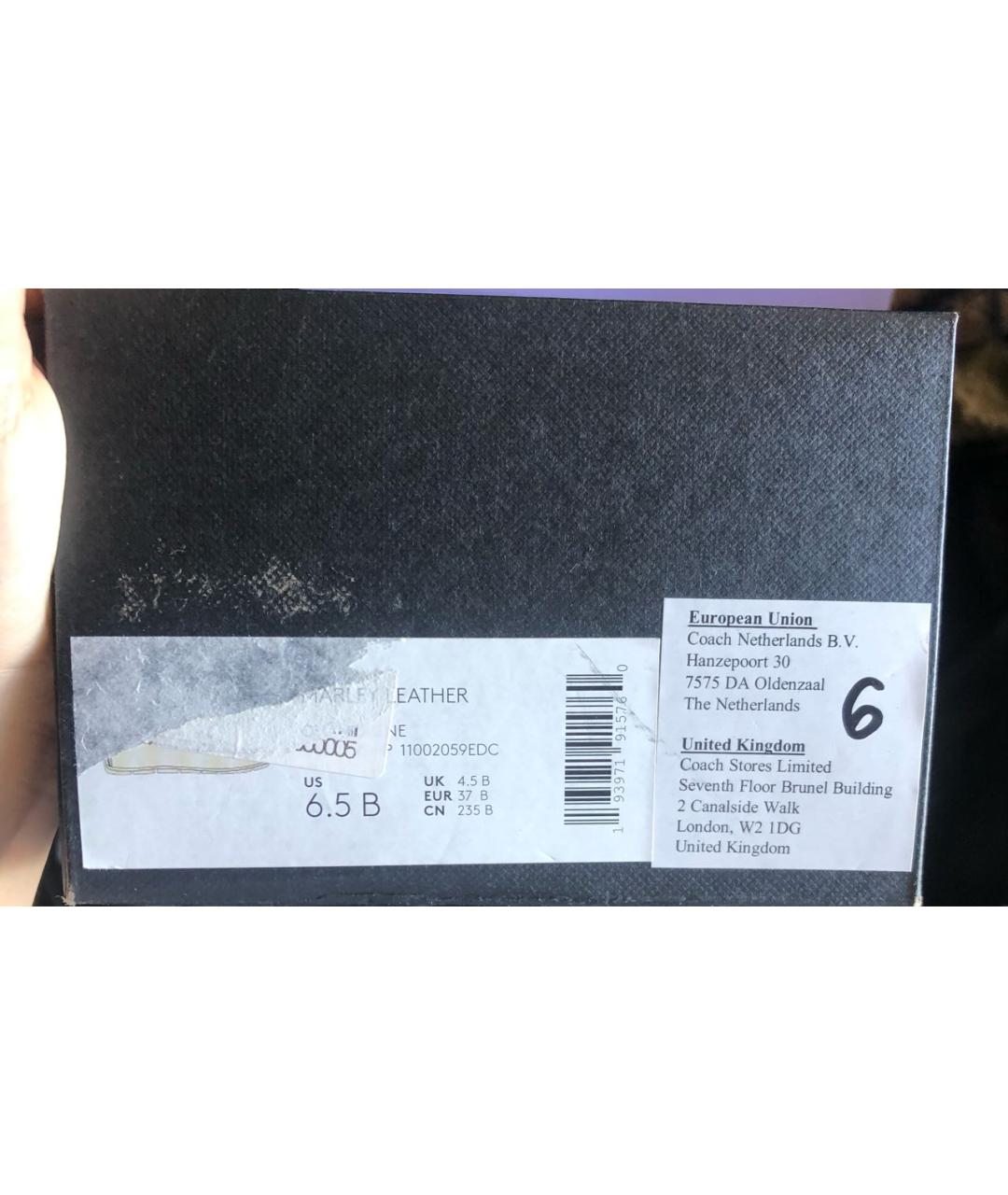 COACH Кожаные мокасины, фото 6