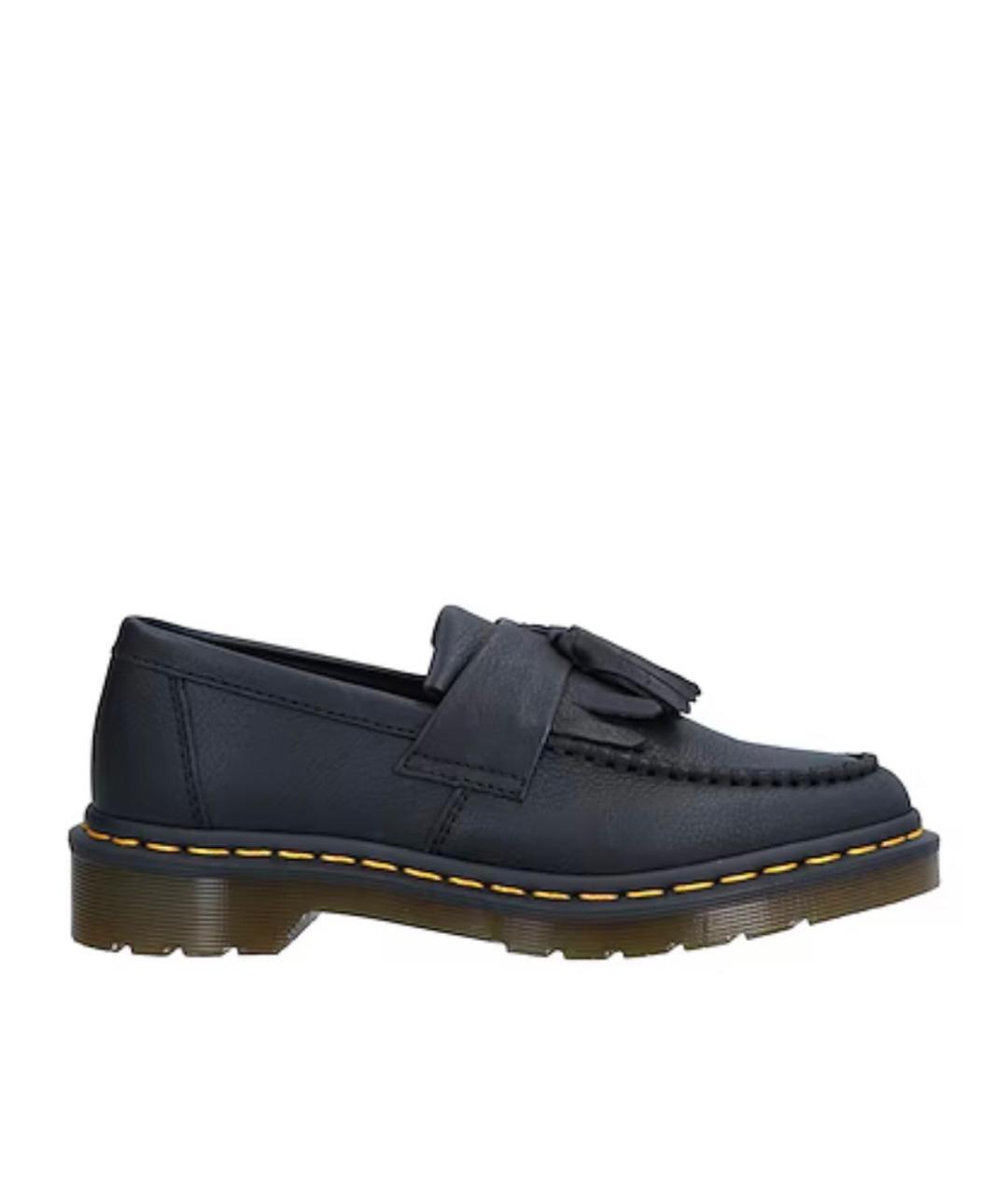 DR. MARTENS Черные кожаные лоферы, фото 1