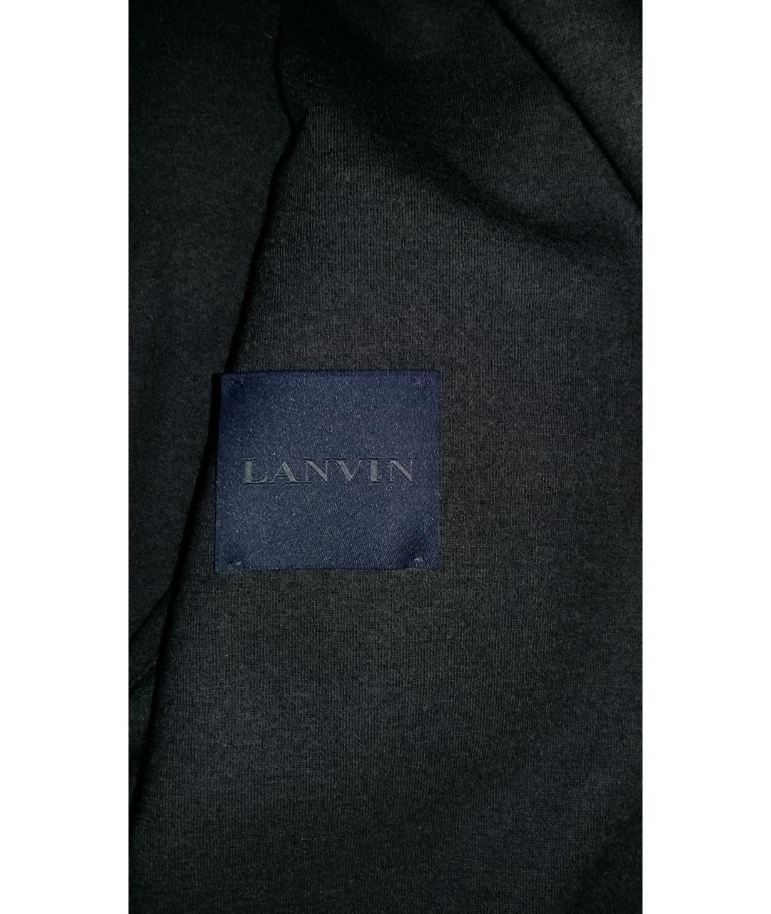 LANVIN Серый шерстяной пиджак, фото 8