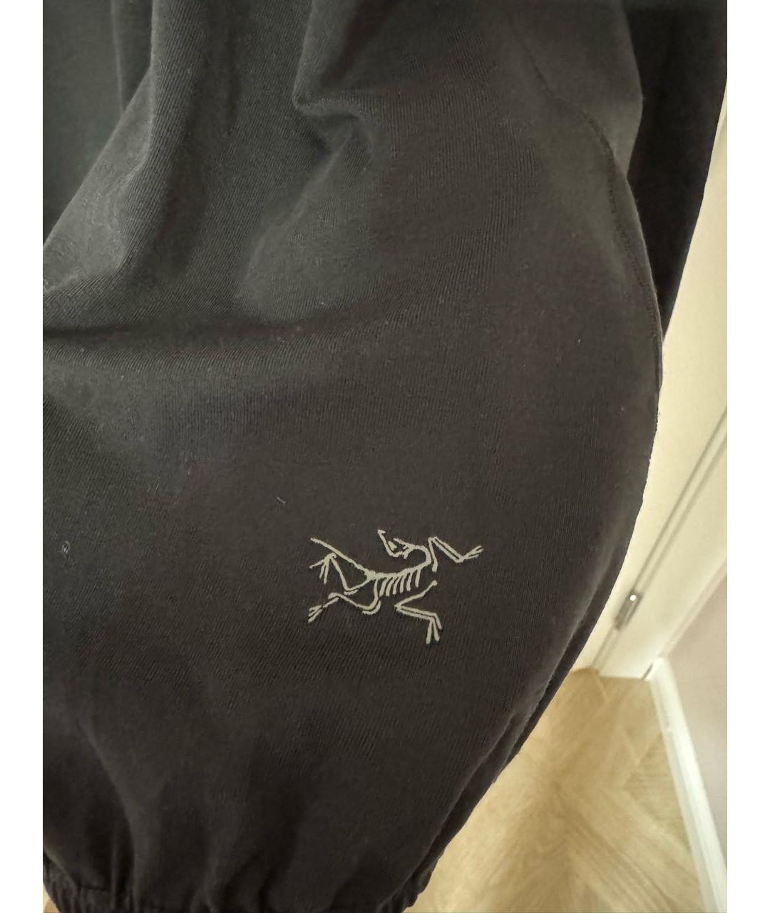ARCTERYX Черное хлопковое повседневное платье, фото 3