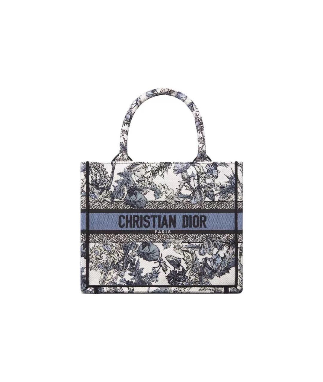 CHRISTIAN DIOR Жаккардовая сумка тоут, фото 1