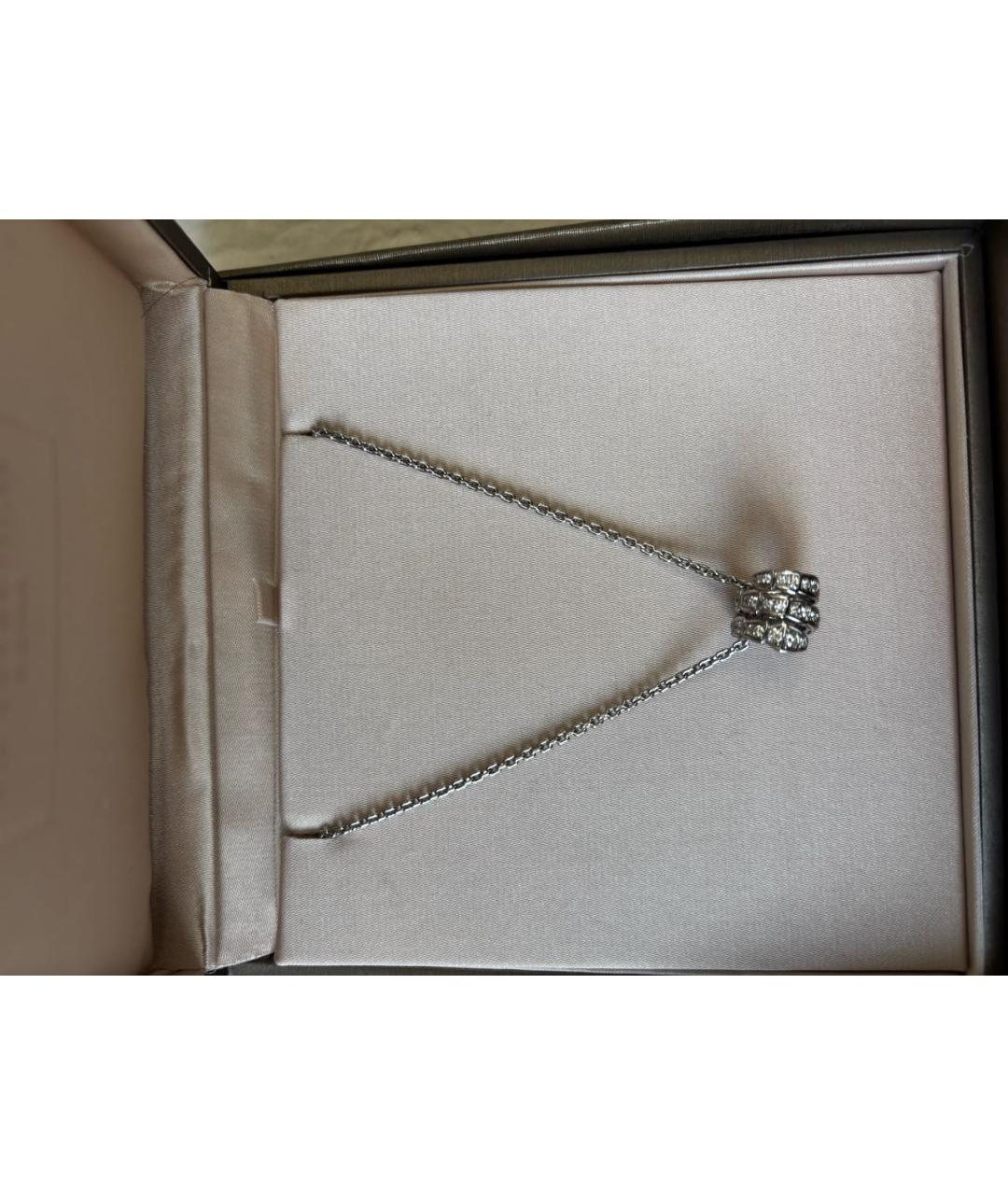 BVLGARI Белое колье из белого золота, фото 2