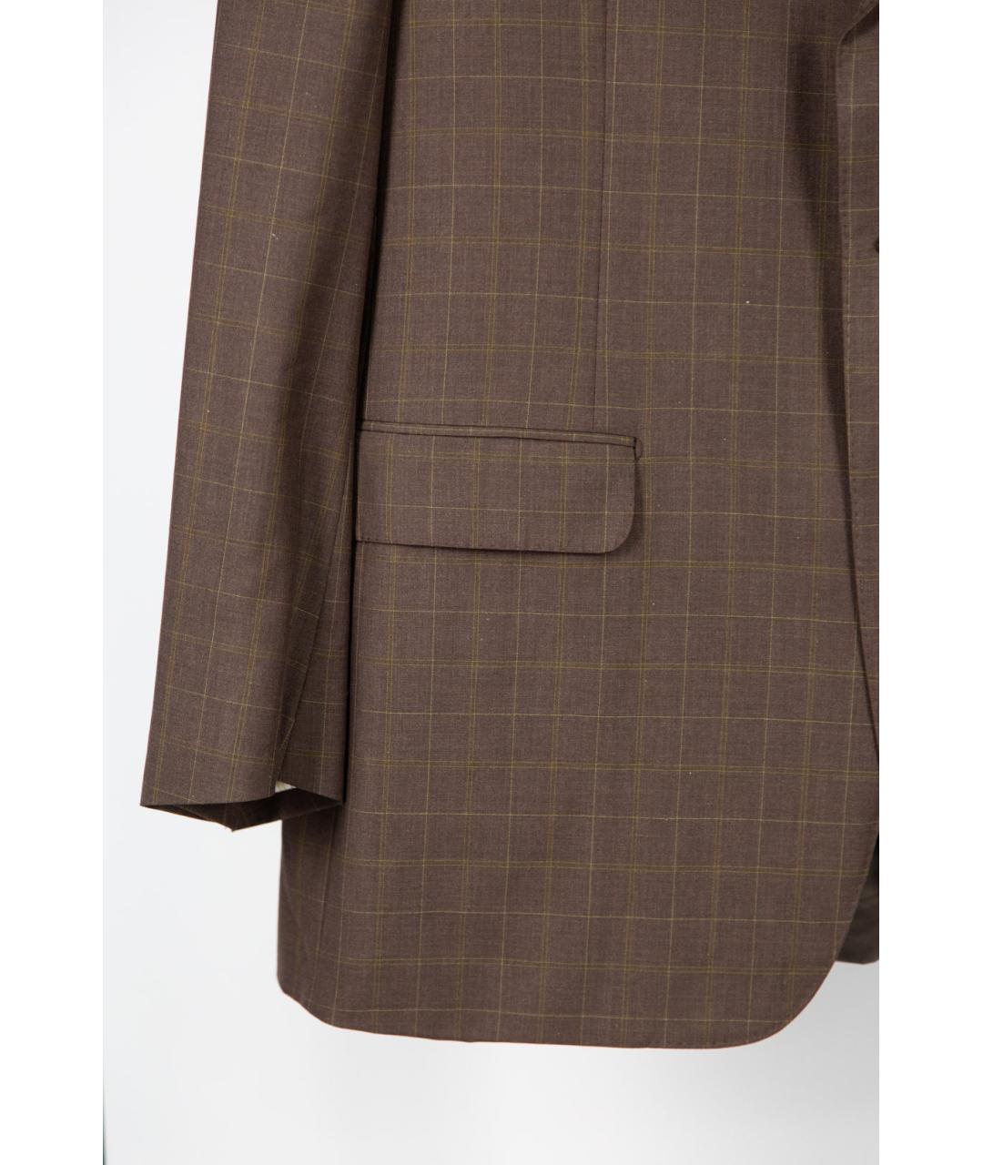 CORNELIANI Коричневый классический костюм, фото 7
