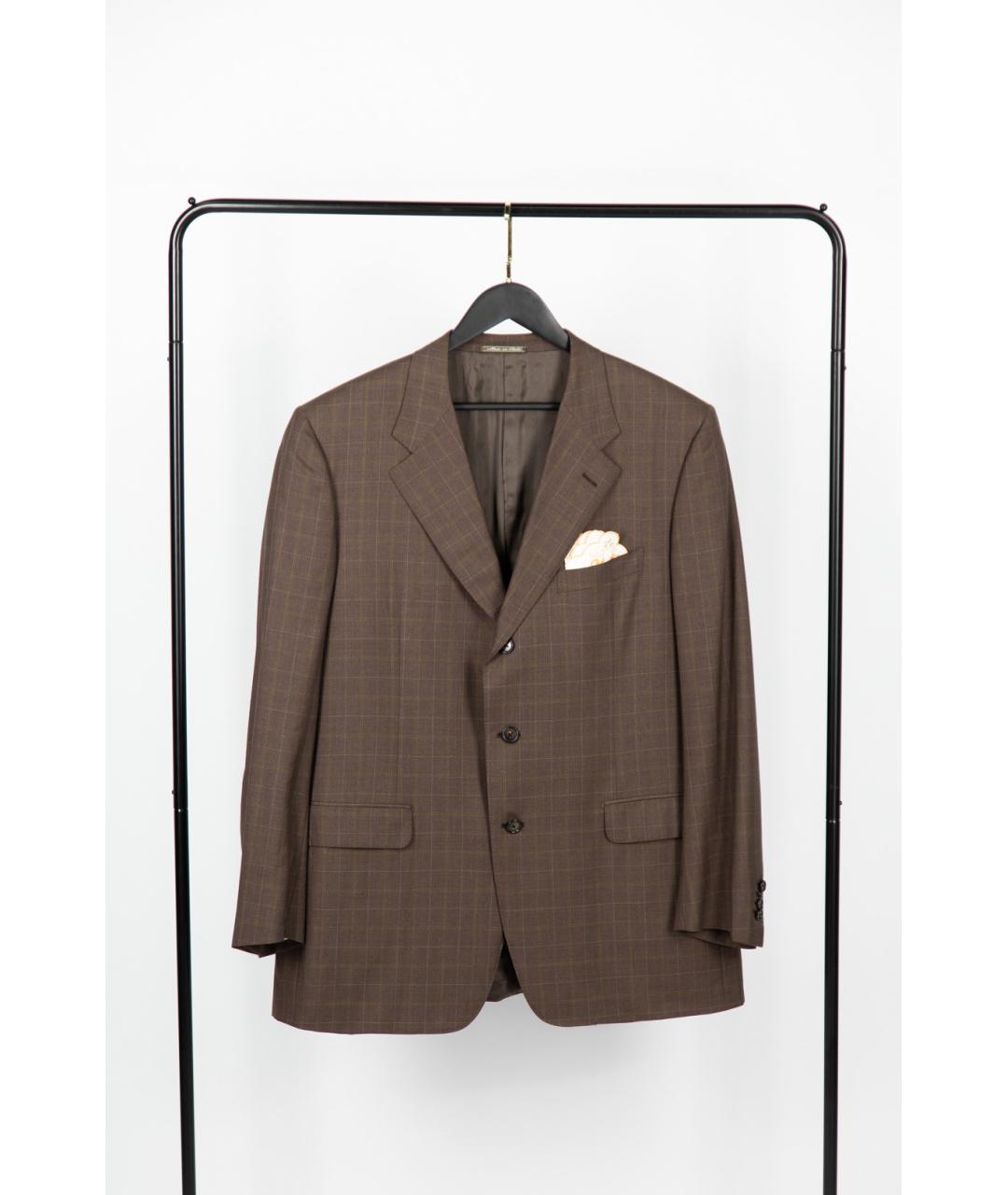 CORNELIANI Коричневый классический костюм, фото 8