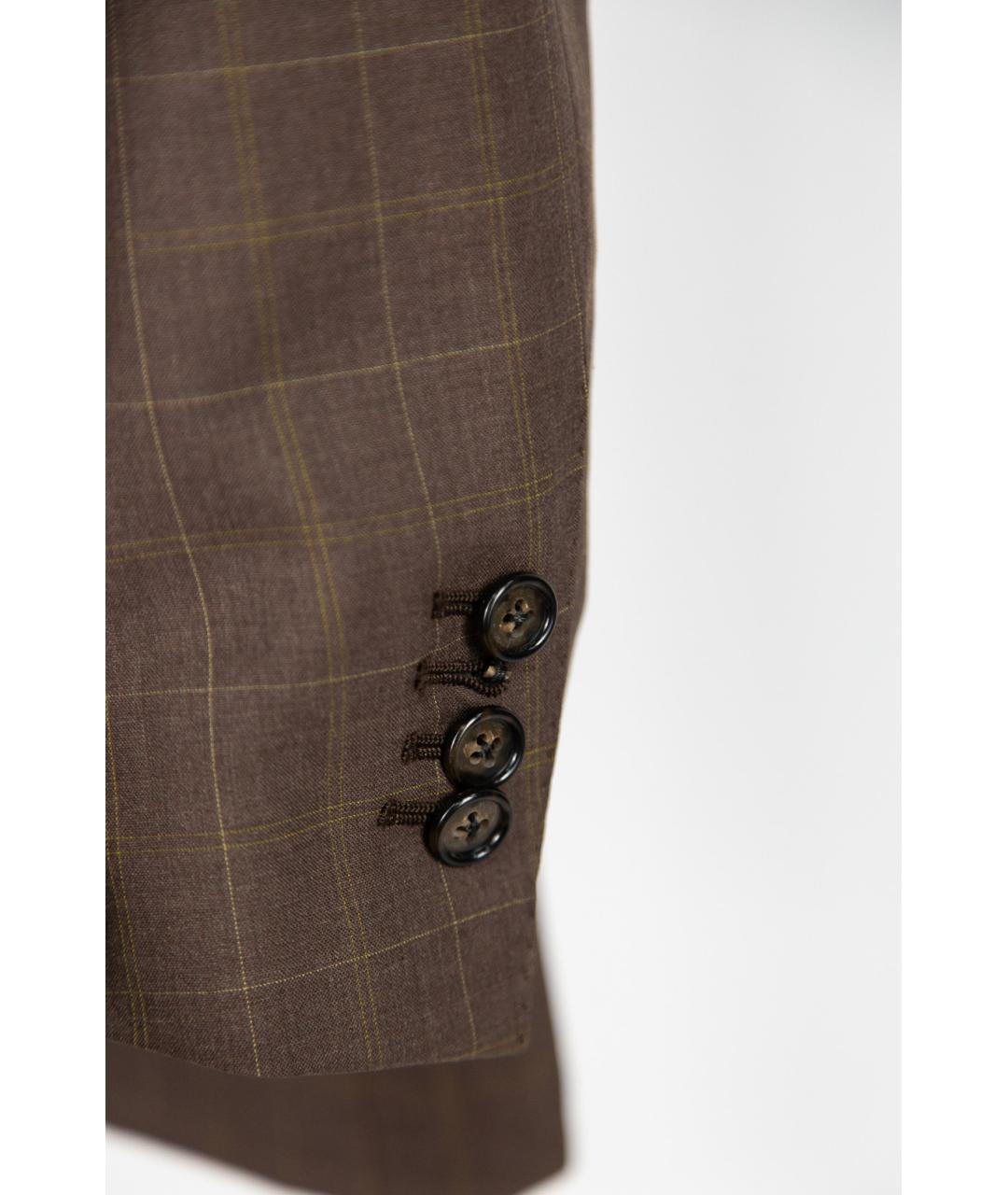 CORNELIANI Коричневый классический костюм, фото 5