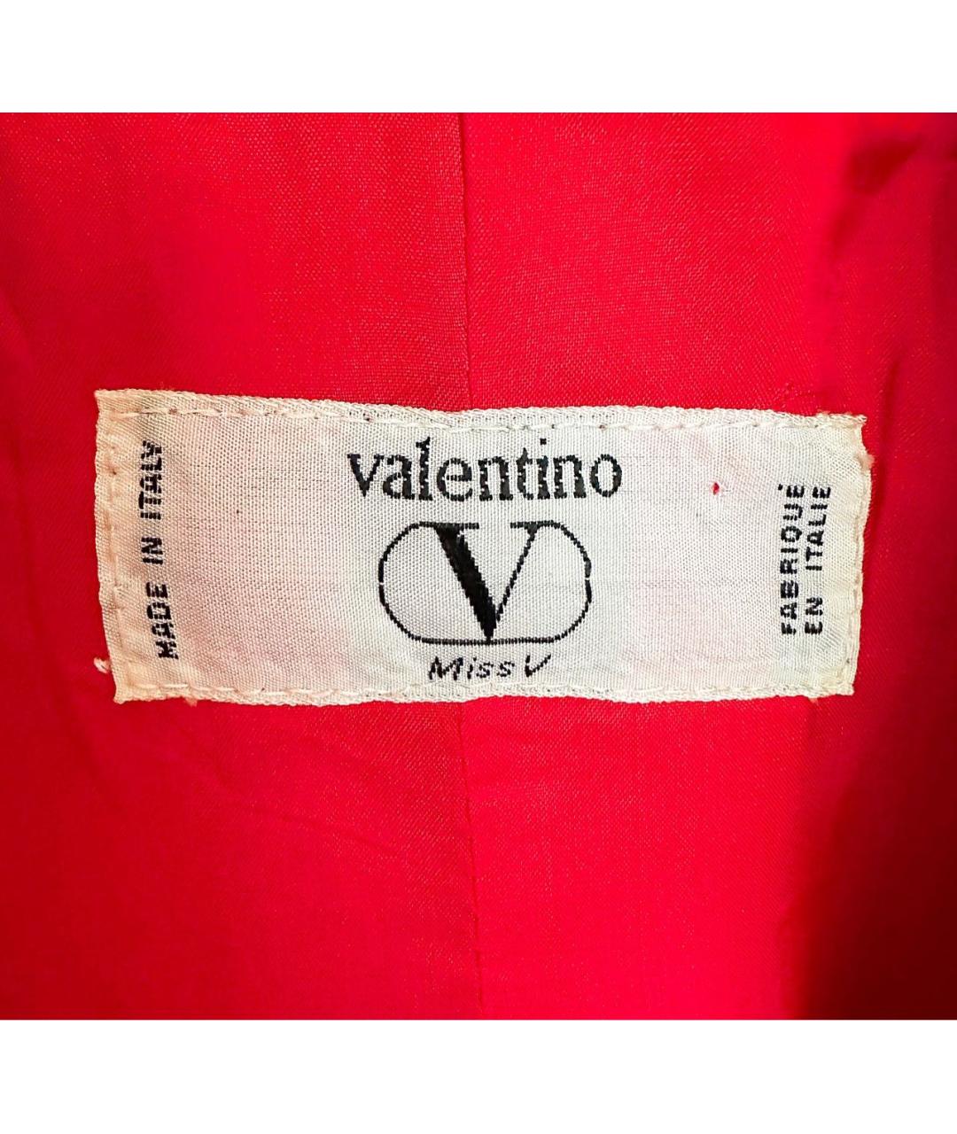 VALENTINO Красное шерстяное пальто, фото 7