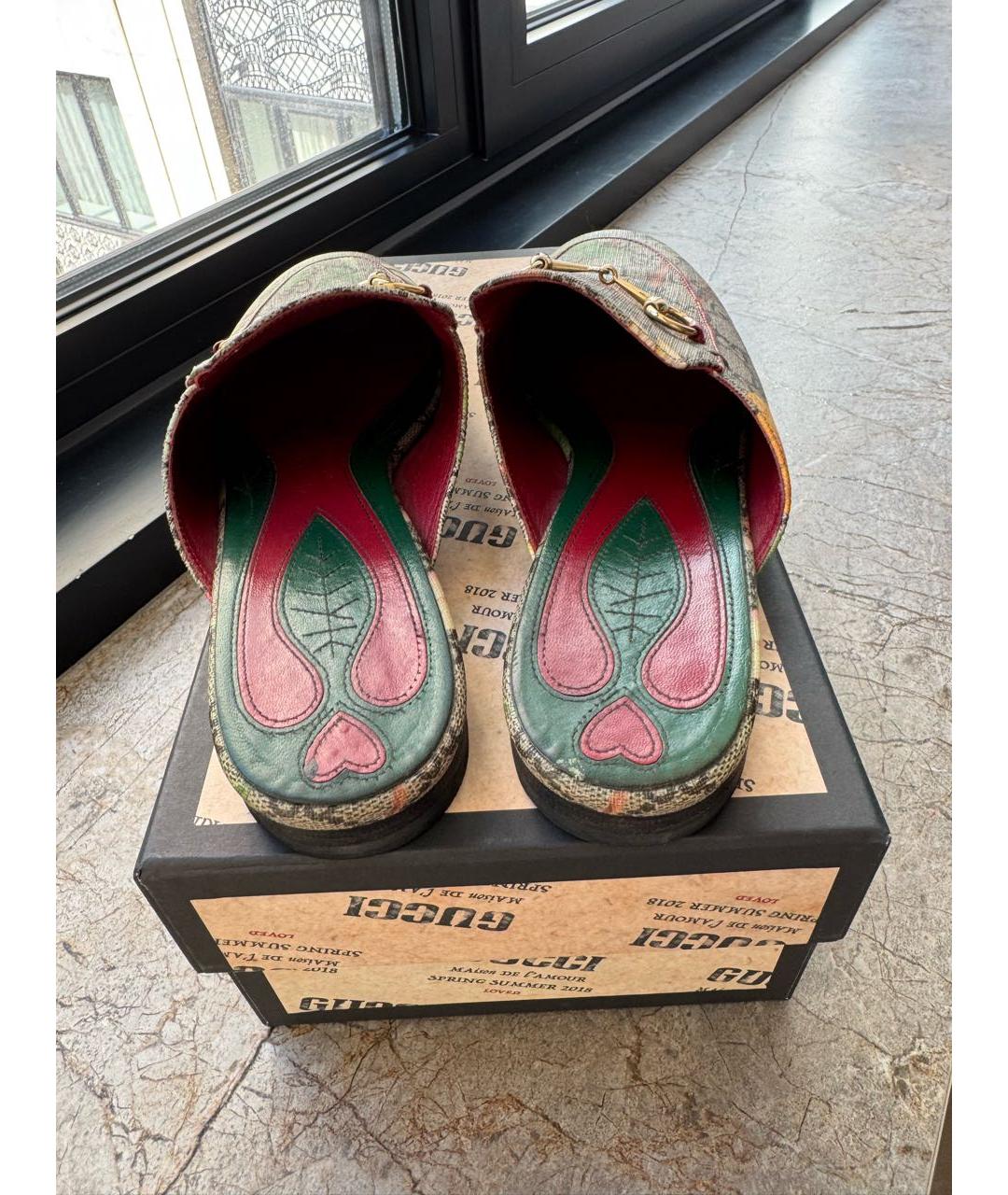 GUCCI Мульти сабо, фото 4