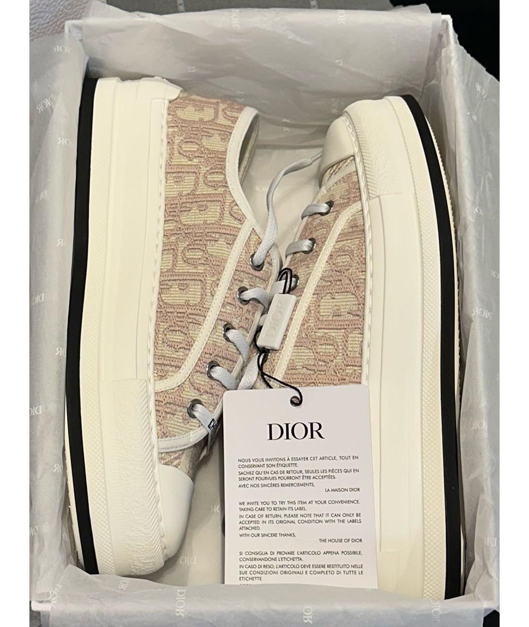 CHRISTIAN DIOR Розовые кеды, фото 6