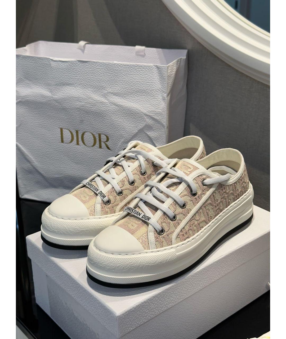 CHRISTIAN DIOR Розовые кеды, фото 5