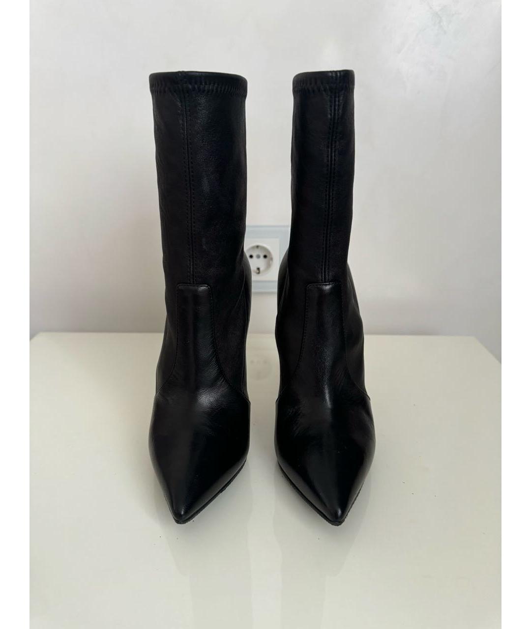 CASADEI Черные кожаные ботильоны, фото 2