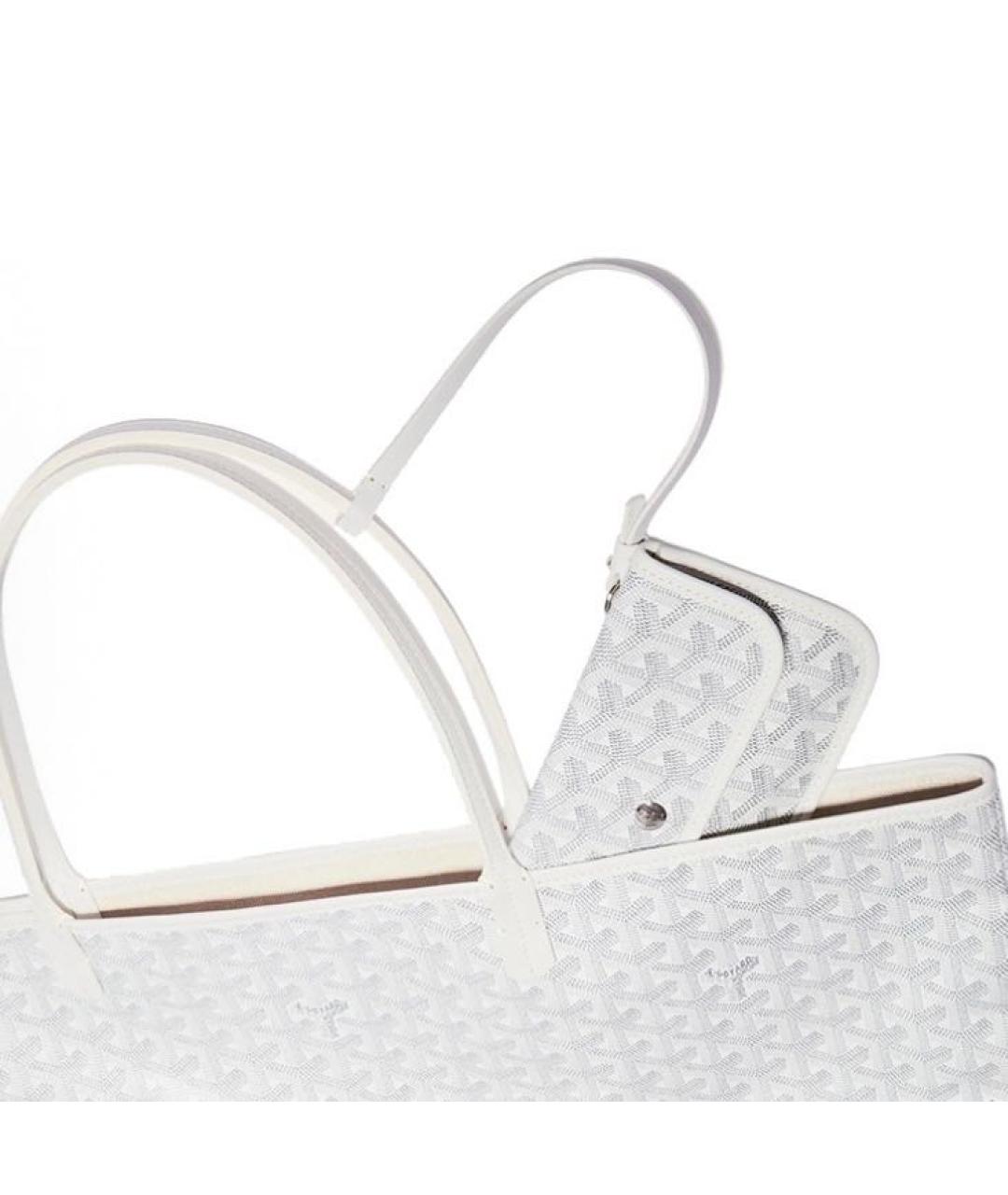 GOYARD Белая сумка тоут, фото 4