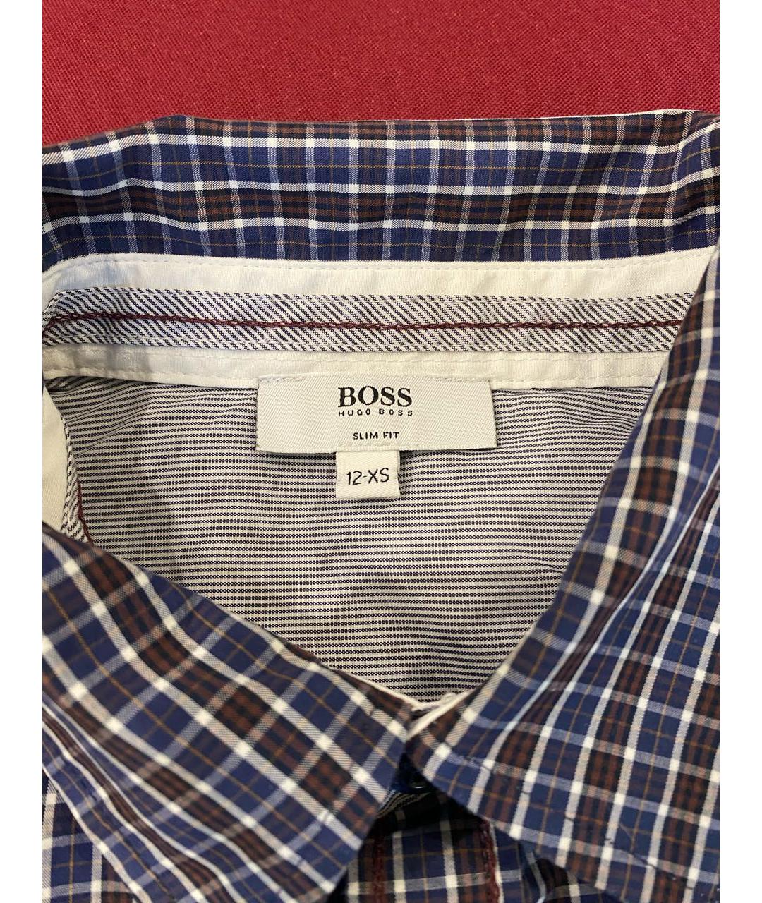 HUGO BOSS Мульти хлопковая детская рубашка, фото 3