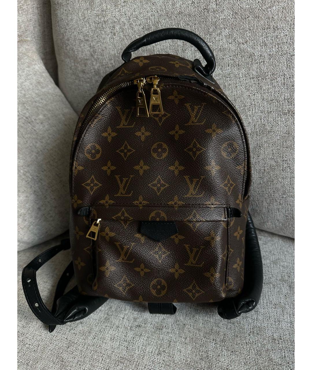 LOUIS VUITTON Коричневый рюкзак, фото 8